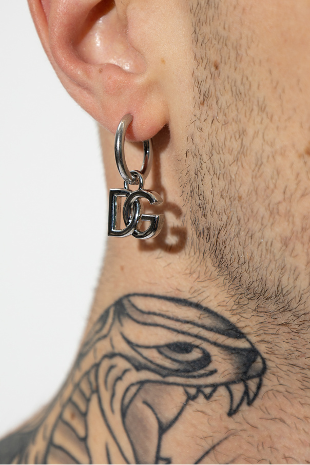 Dolce & Gabbana Mono earring with logo