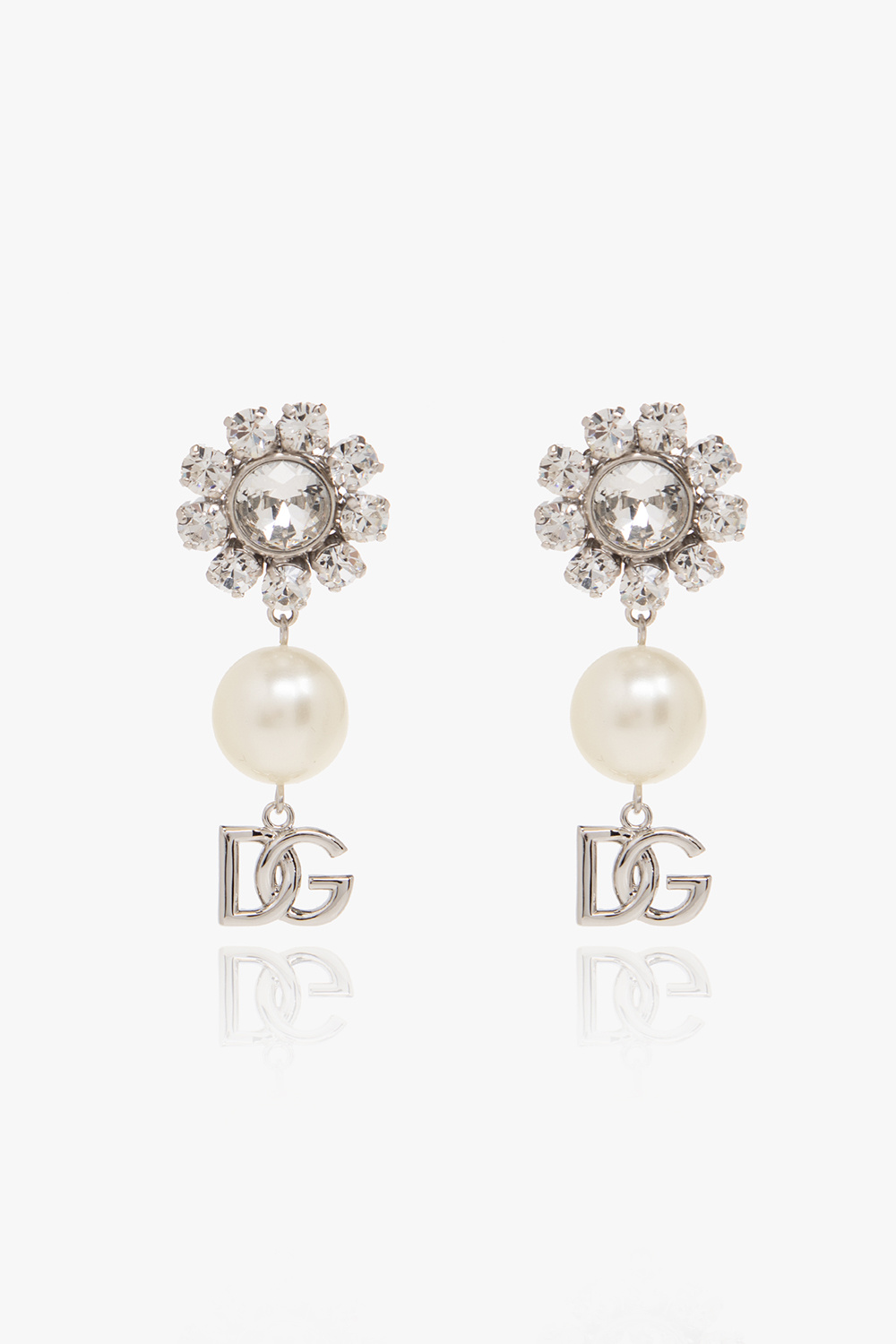 Dolce & Gabbana Clip-on earrings with logo