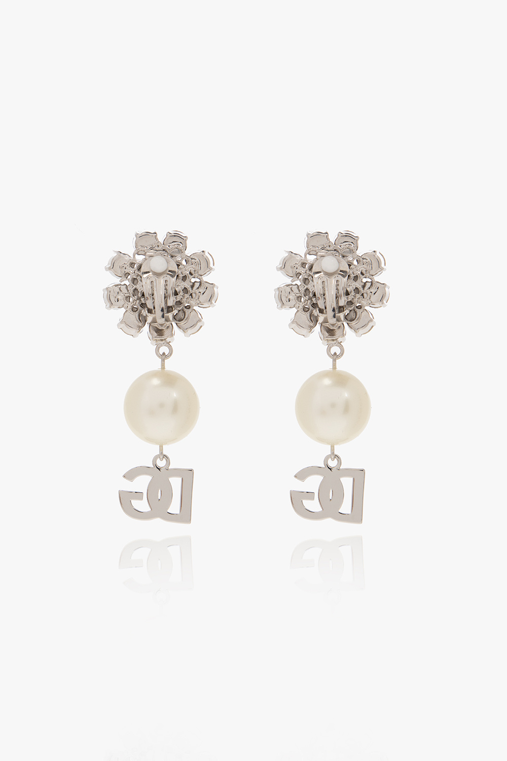 Dolce & Gabbana Clip-on earrings with logo