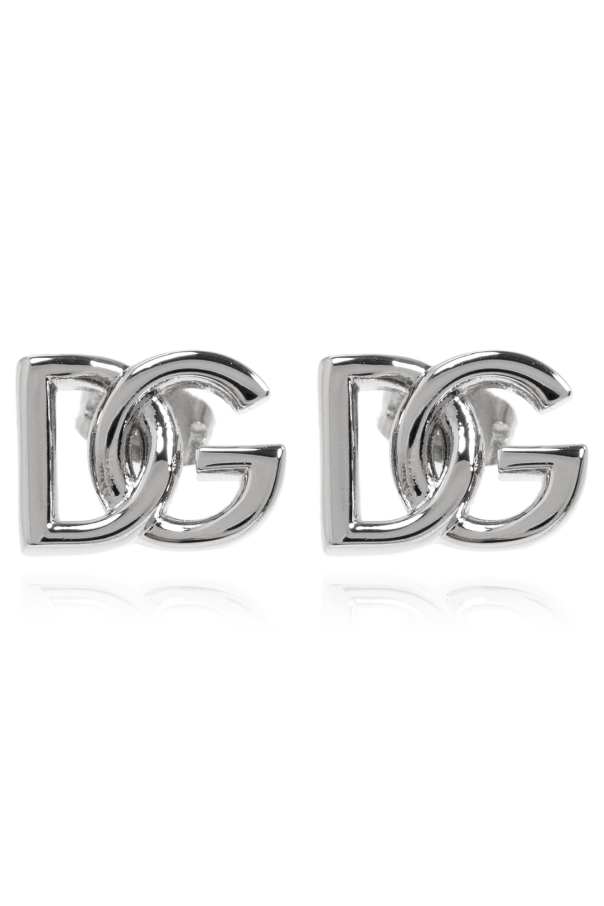 Dolce & Gabbana Logo-shaped earrings