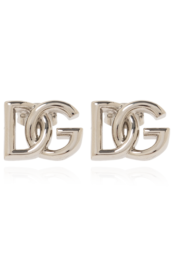 Dolce & Gabbana Logo-shaped earrings