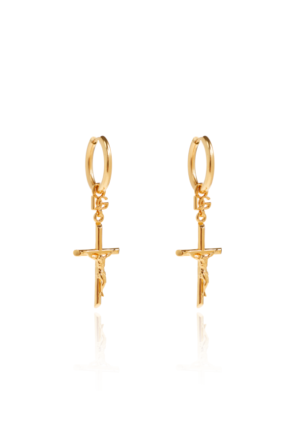 Brass earrings od Dolce & Gabbana