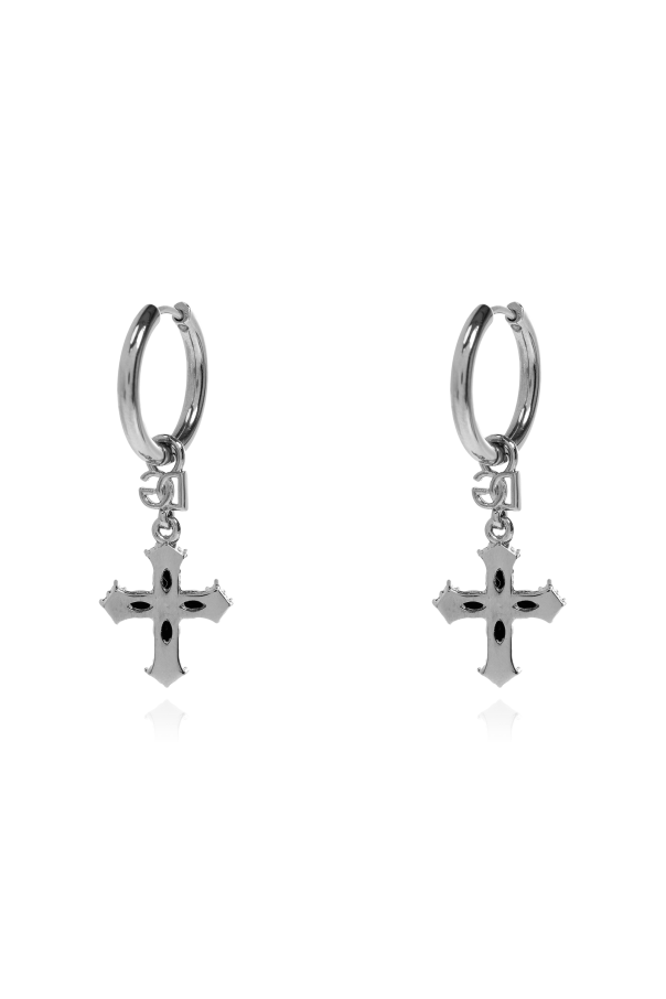Dolce & Gabbana Pendientes con motivo religioso