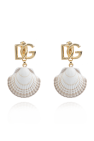 Dolce & Gabbana Earrings with shell-shaped pendant