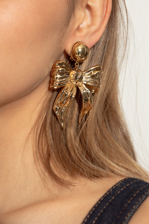 Dolce & Gabbana Bow-shaped clip-on earrings