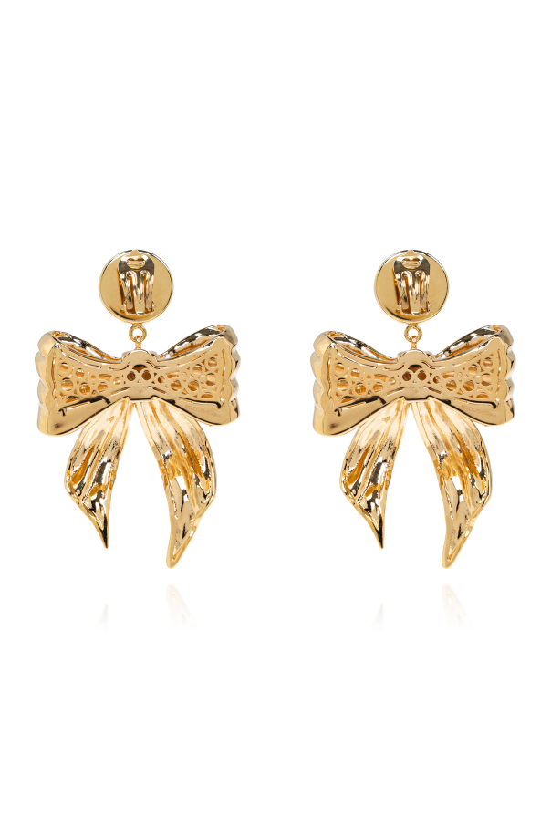 Dolce & Gabbana Bow-shaped clip-on earrings