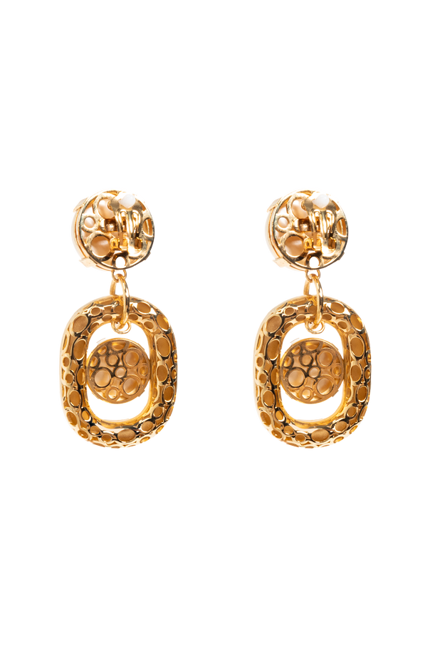 Dolce & Gabbana Clip-on earrings with glass pearl