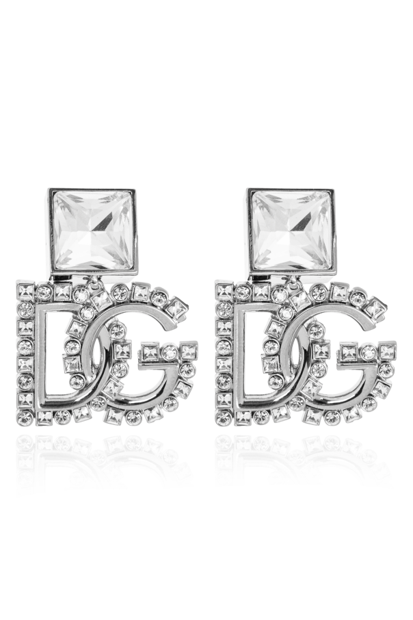 Clip-on earrings with shimmering crystals, zdjęcie 1 Clip-on earrings with shimmering crystals od Dolce & Gabbana