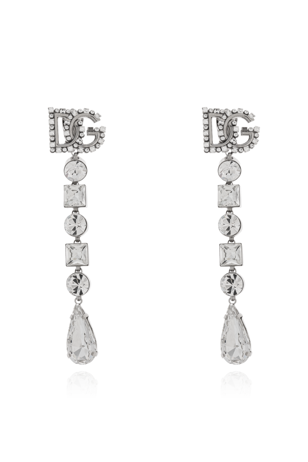 Long earrings with shimmering crystals, zdjęcie 1 Long earrings with shimmering crystals od Dolce & Gabbana