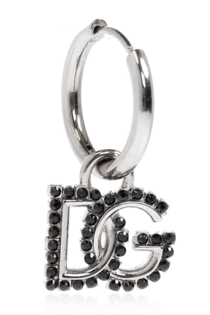 Dolce & Gabbana Pendiente individual con colgante en forma de logo