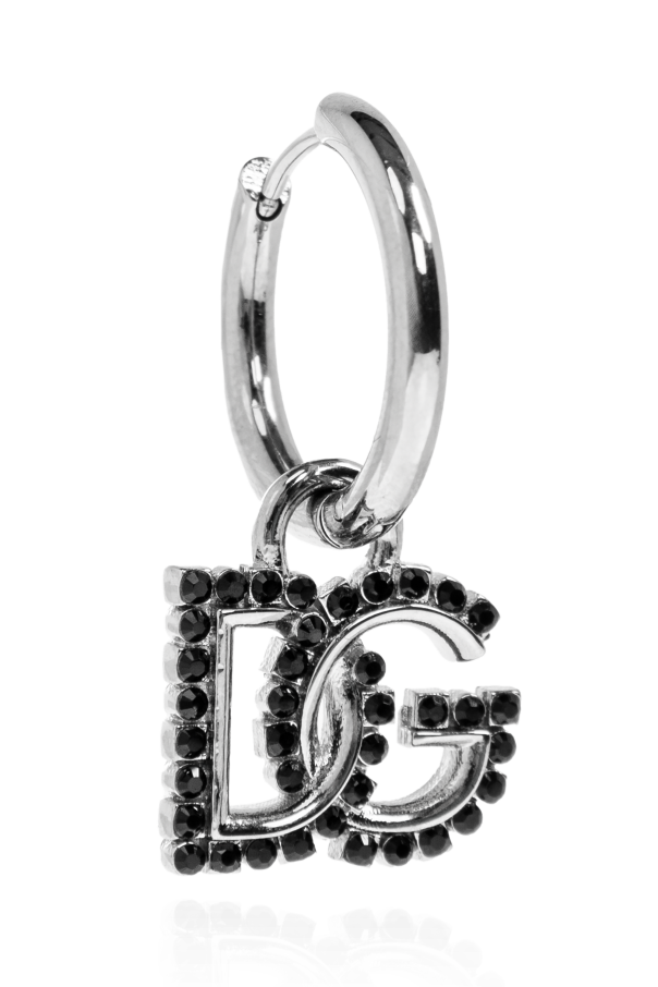 Dolce & Gabbana Earrings with logo-shaped pendants