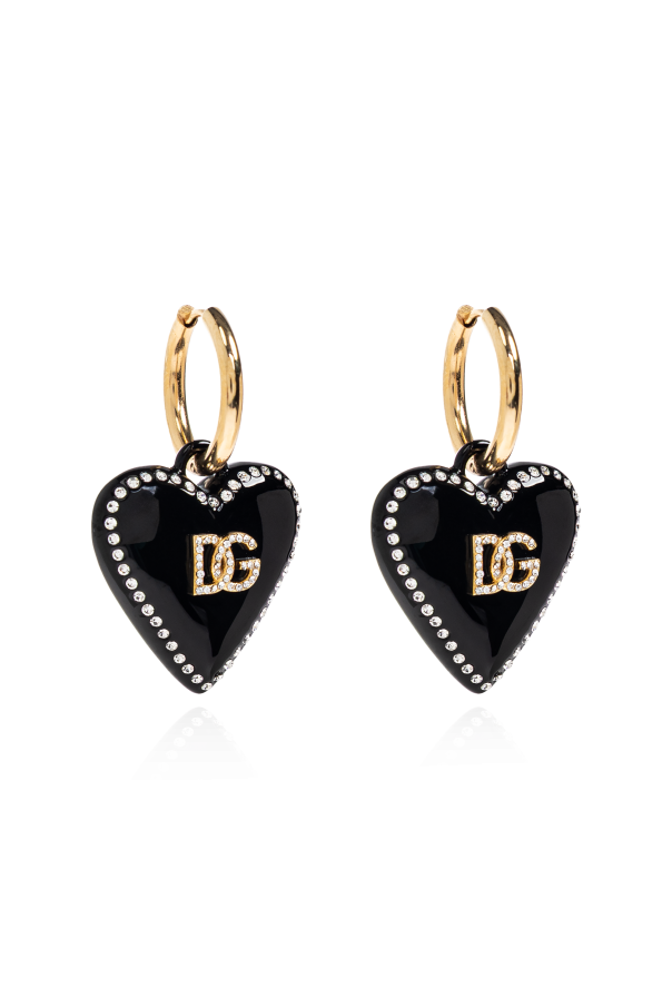 Earrings with heart-shaped pendants od Dolce & Gabbana