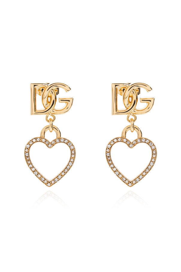 Earrings with heart motif pendants od Dolce & Gabbana