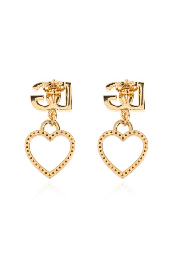 Dolce & Gabbana Earrings with heart motif pendants