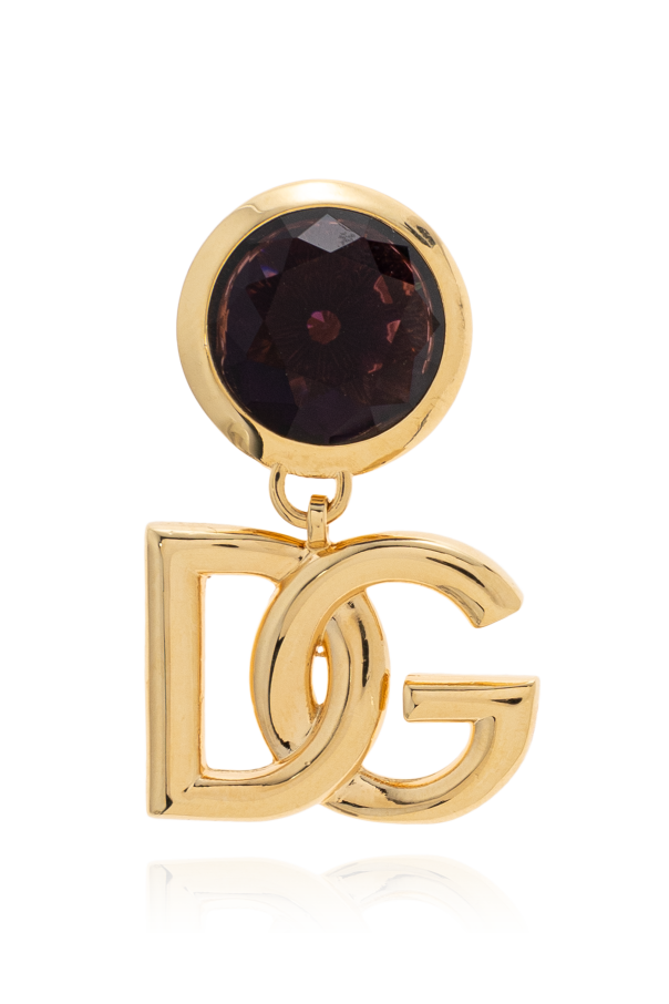 Dolce & Gabbana Clips con cristal brillante