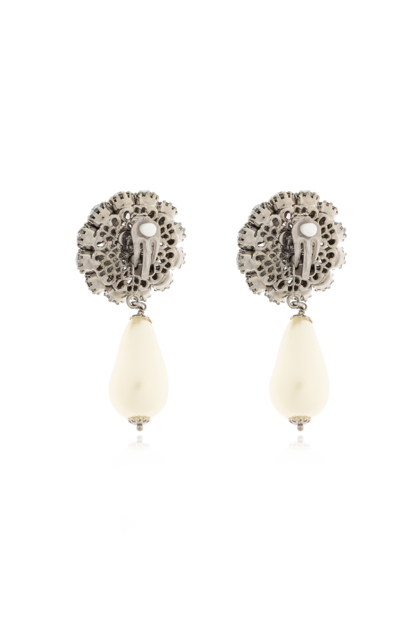 Dolce & Gabbana Clip-on earrings with shimmering crystals