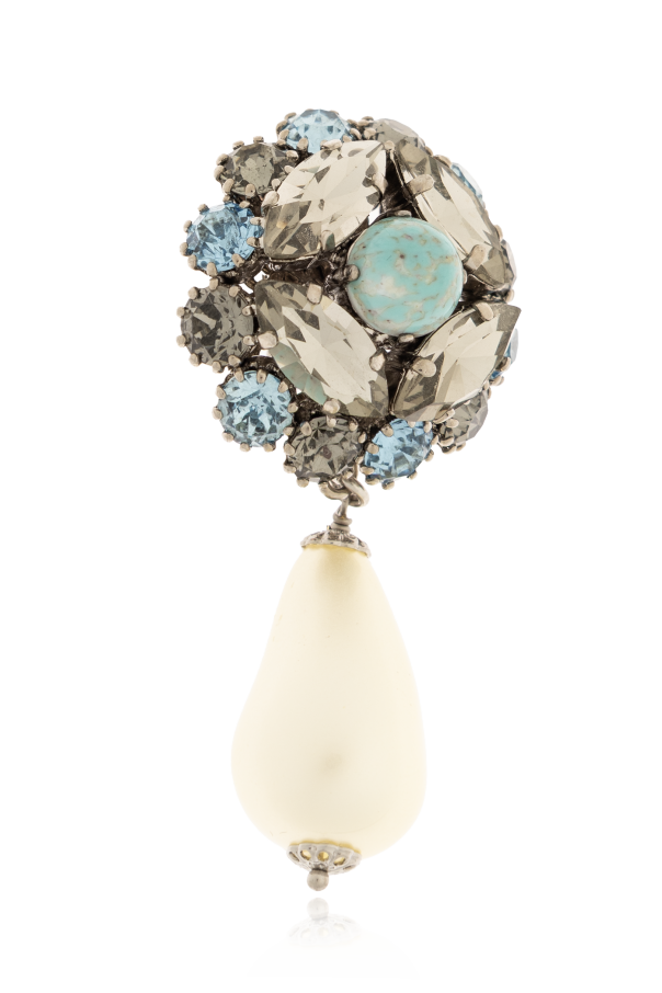 Dolce & Gabbana Clip-on earrings with shimmering crystals