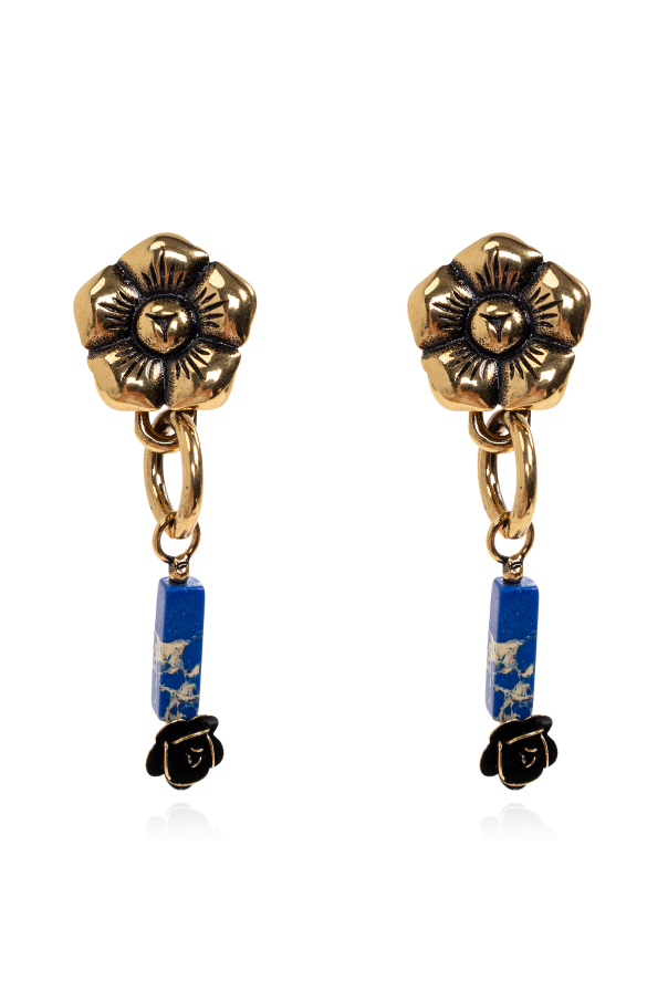 Brass earrings od Etro