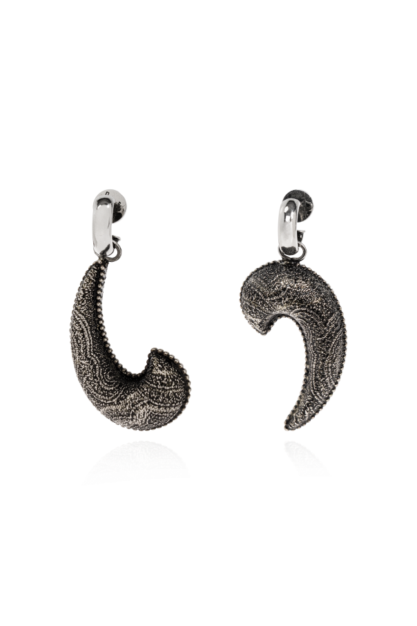 Asymmetric earrings od Etro