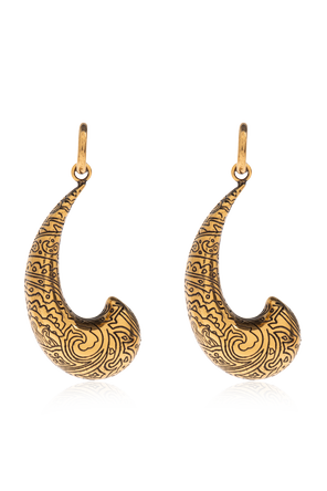 Brass earrings