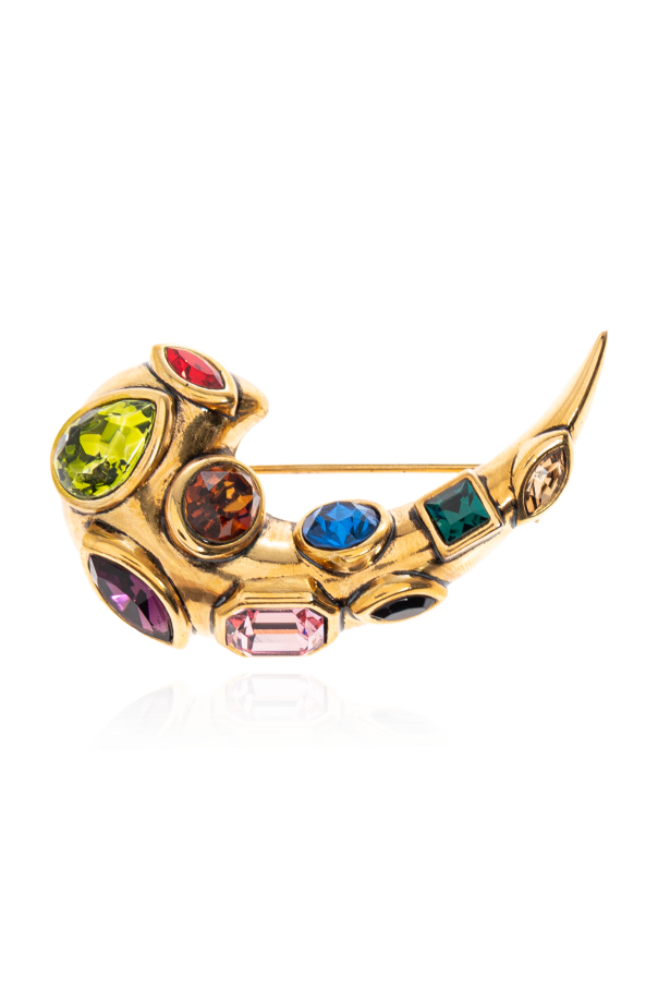 Brooch with colorful crystals od Etro