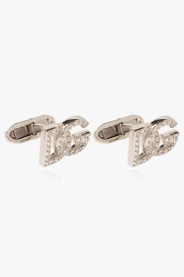Dolce & Gabbana logo-plaque iPhone XS Max case Crystal cufflinks