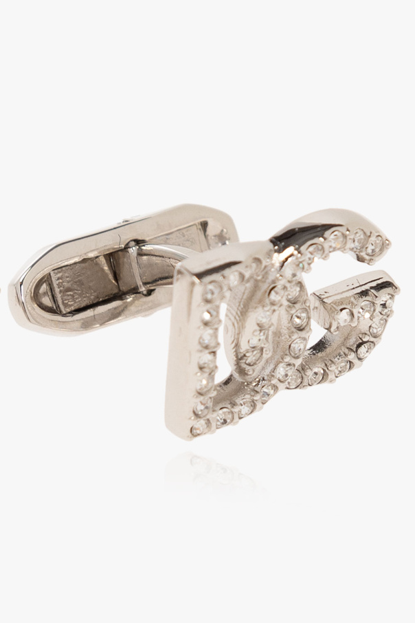 Dolce ship-print & Gabbana Crystal cufflinks