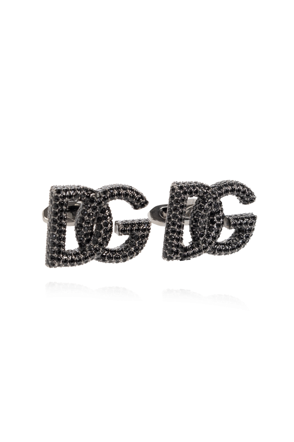 Logo-shaped cuff links od Dolce & Gabbana