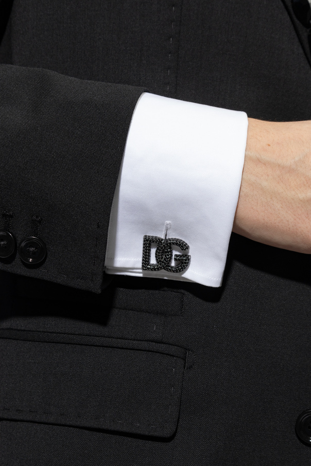 Dolce & Gabbana Logo-shaped cuff links