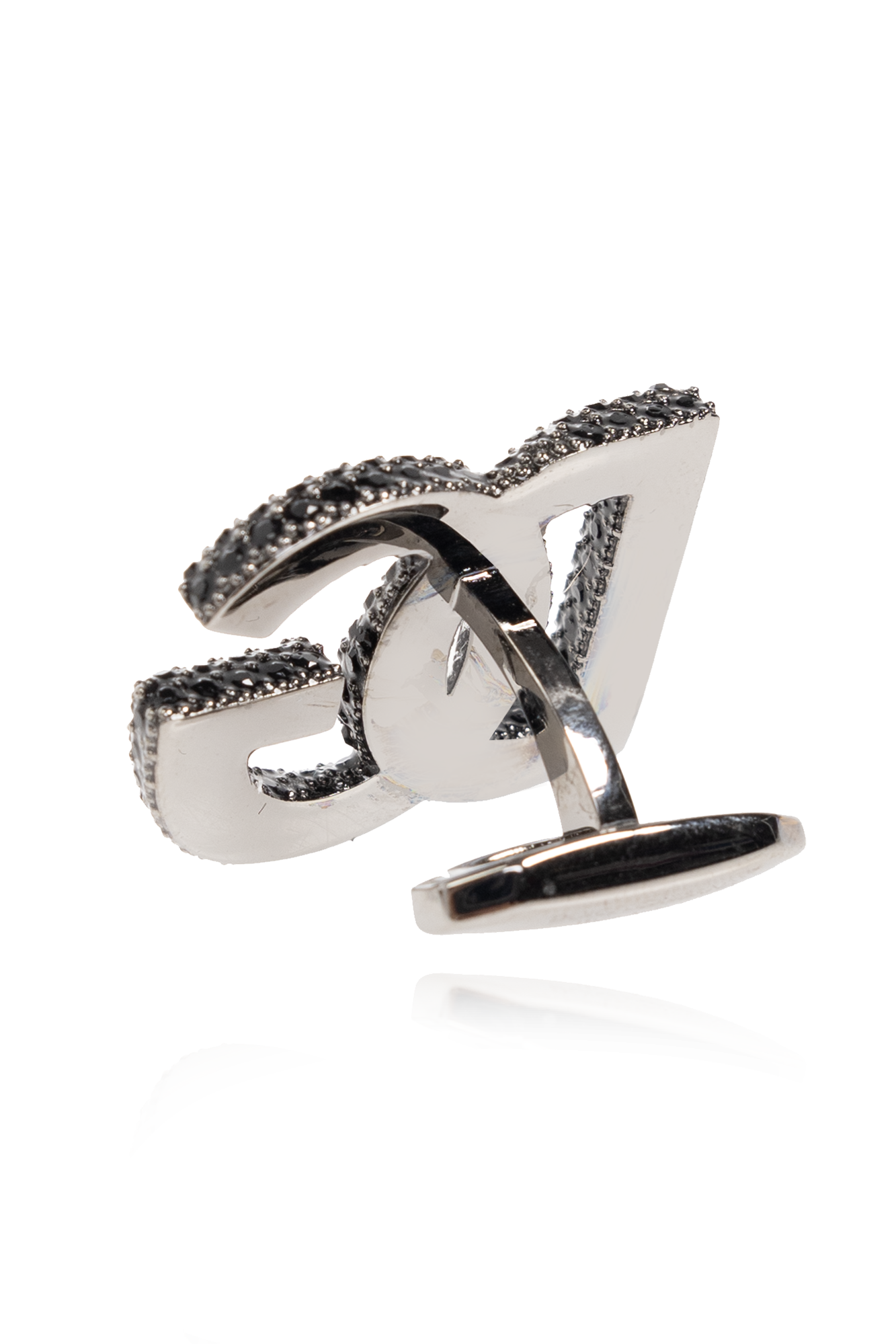 dolce check & Gabbana Logo-shaped cuff links