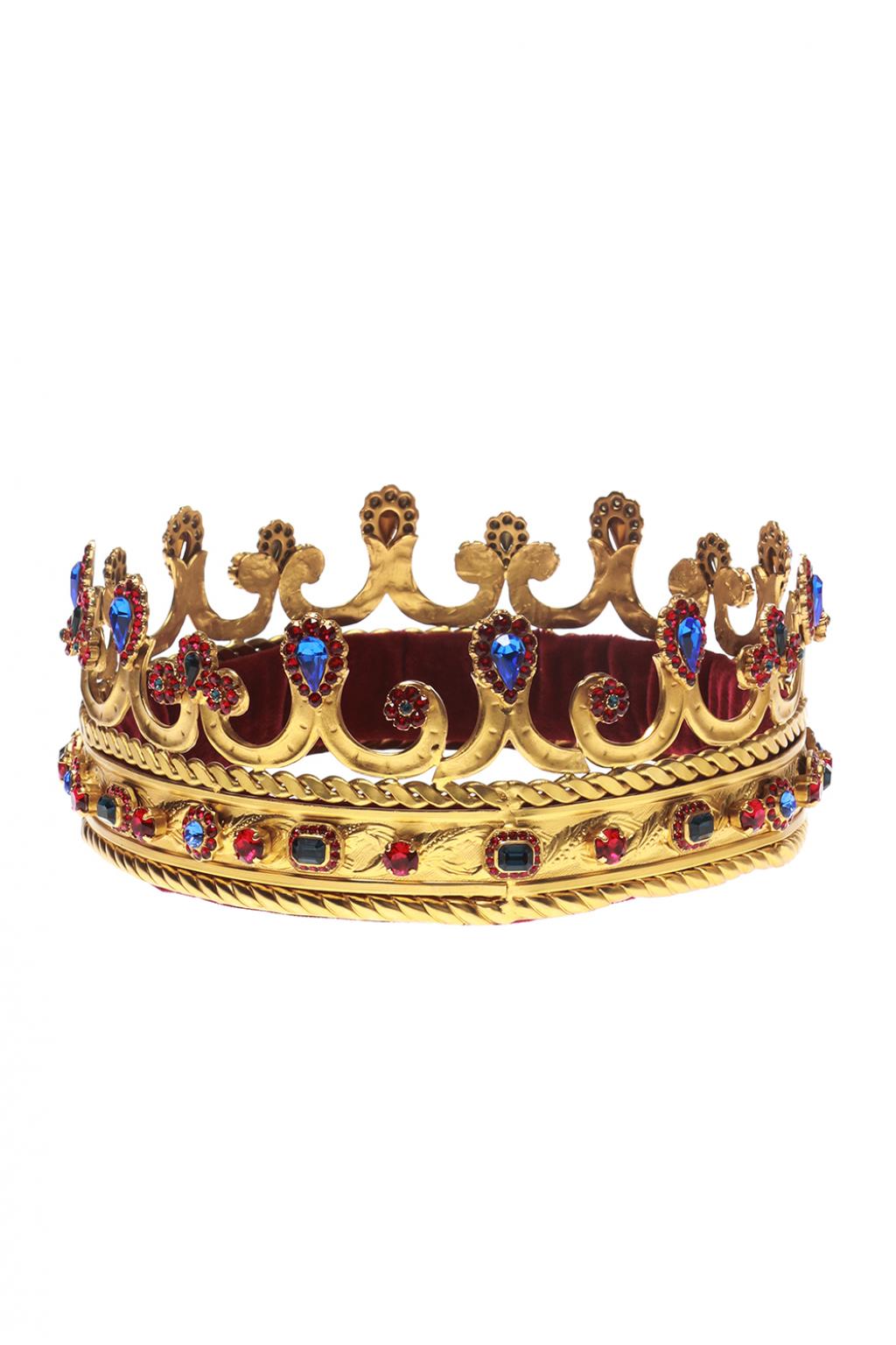 zege vrouwelijk Of later Crystal-embellished crown Dolce & Gabbana - Vitkac Norway