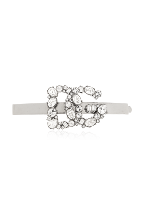 Hair clip with shimmering crystals