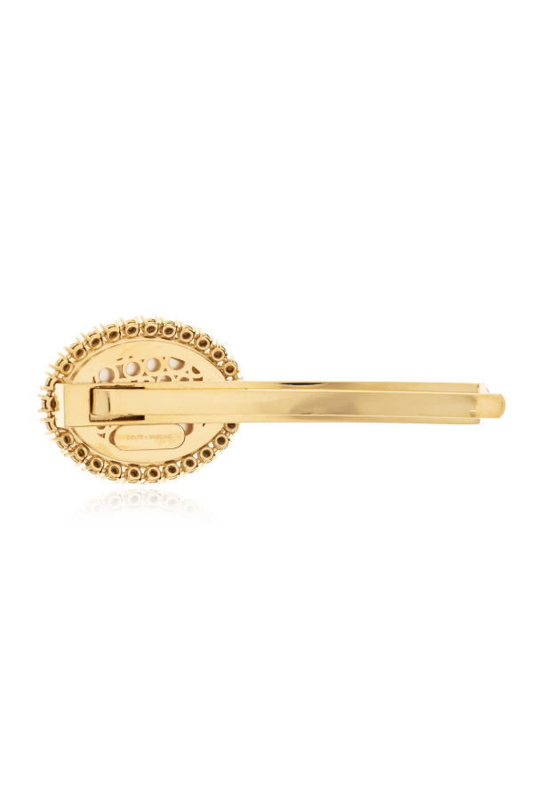 Dolce & Gabbana Horquilla para el pelo con perlas de cristal