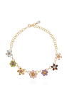 Dolce & Gabbana MULTICOLOUR Gold Necklace with Gemstones