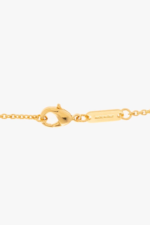 Dolce & Gabbana lace inserts bra Rosary necklace
