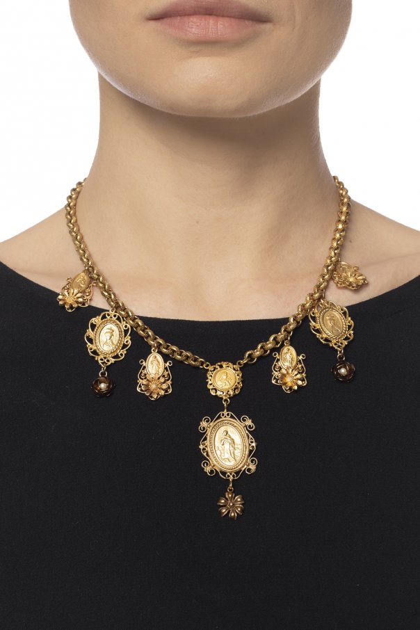 Dolce & Gabbana Religious motif necklace