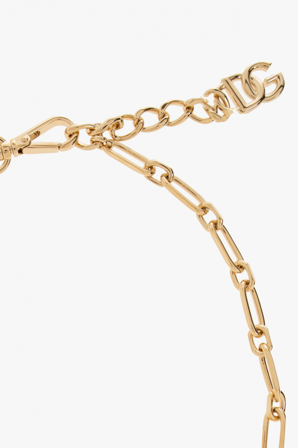 Dolce & Gabbana Brass necklace with logo