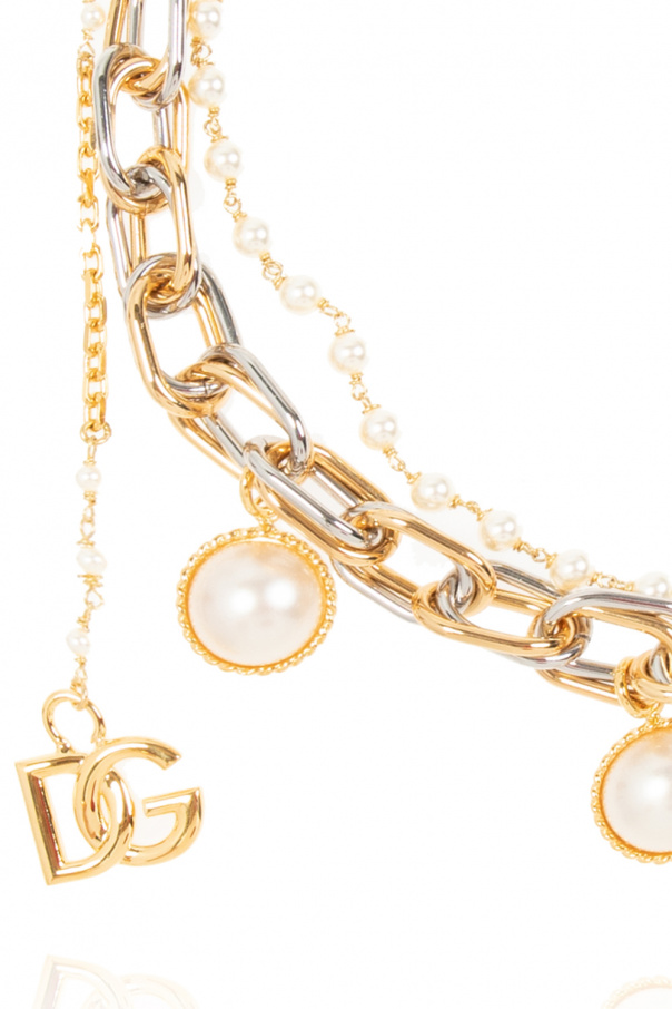 dolce Blusas & Gabbana Necklace with logo