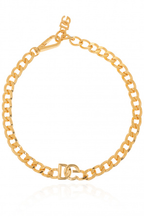Dolce & Gabbana floral charm chain bracelet