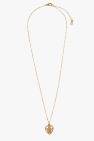 Dolce & Gabbana colour-block low-top sneakers Brass necklace