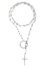 Dolce & Gabbana SILVER Necklace with religious motif