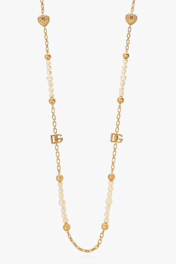 Dolce Man & Gabbana Necklace with glass pearls