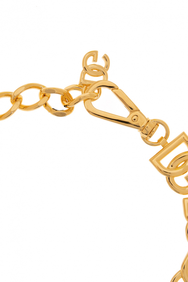 Dolce & Gabbana Dolce & Gabbana Kids Metallic-Sandalen mit Logo Gold