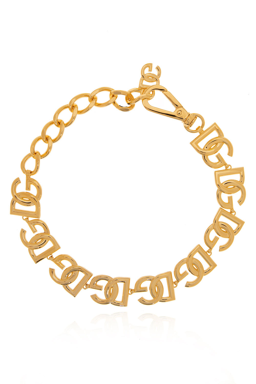 Dolce & Gabbana Brass choker with logo