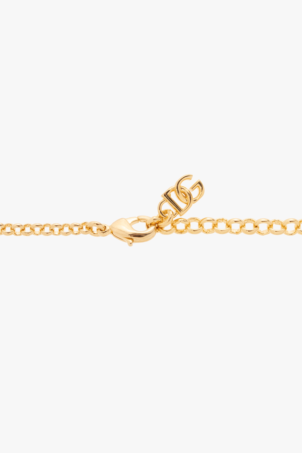 dolce & gabbana purple small bag Brass choker with logo