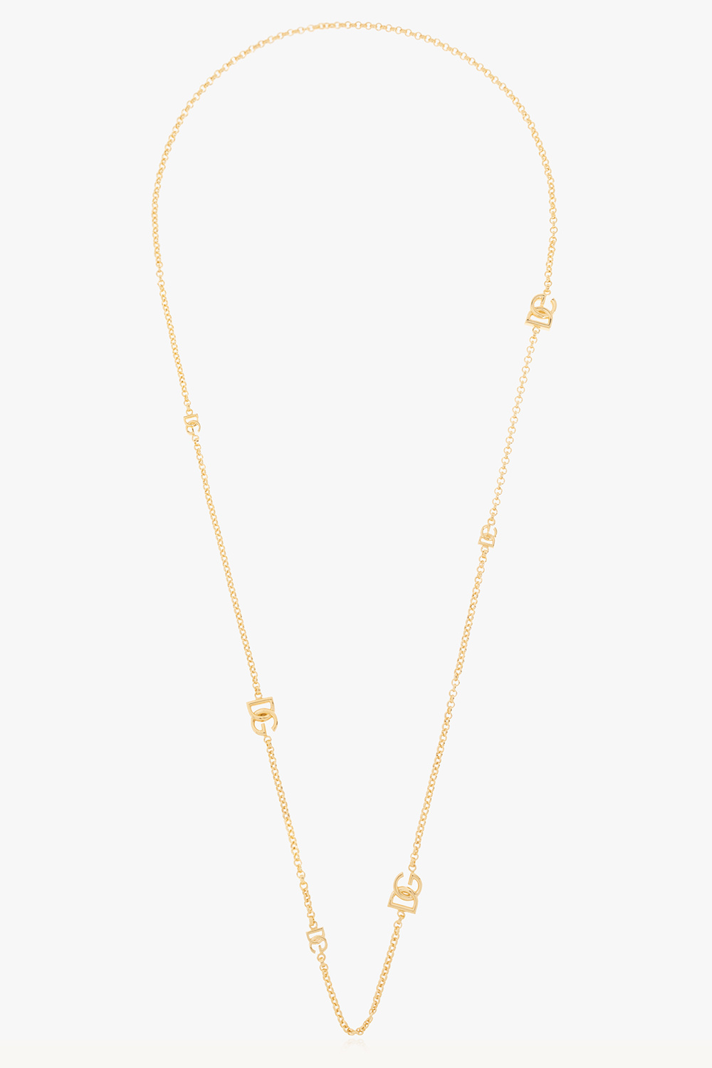 Dolce & Gabbana Brass necklace with logo