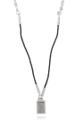 Dolce & Gabbana SILVER Necklace with logo