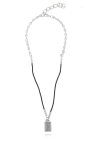 Dolce & Gabbana SILVER Necklace with logo