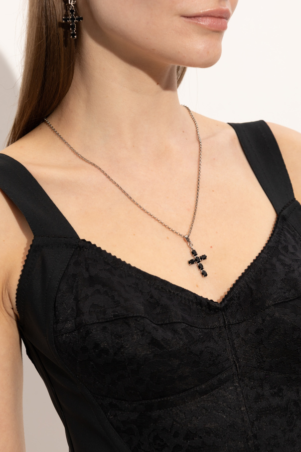 Dolce & Gabbana Halskette mit religiösem Motiv