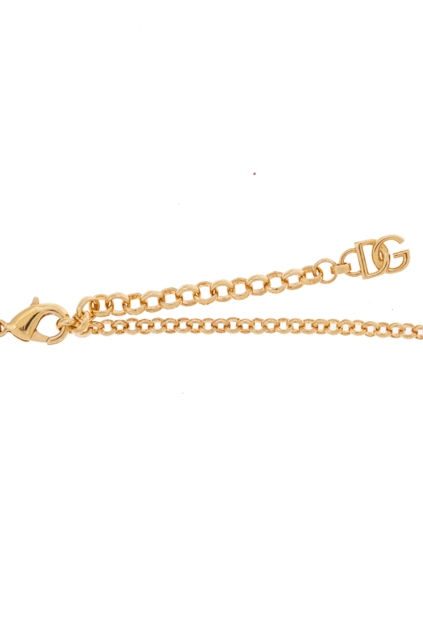 Dolce & Gabbana Naszyjnik z zawieszką w kształcie papryki